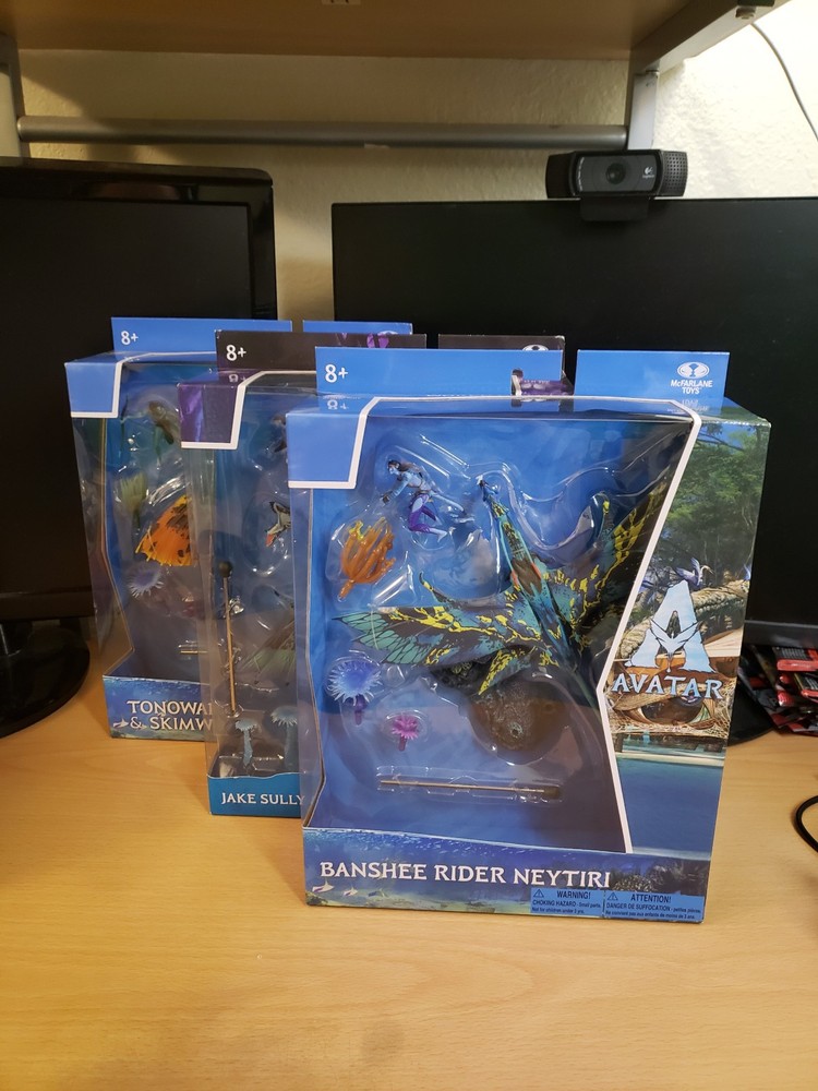 Avatar – Banshee Rider Neytiri, Jake Sully & Banshee, Tonowari & Skimwing