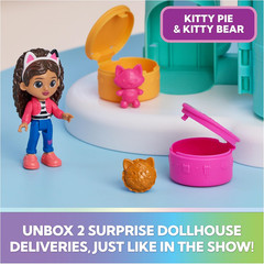 Meow-Mazing Dollhouse, 2 Feet Tall, 15 Pieces | over 2 Feet Tall, 15 Pieces, Fea