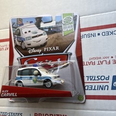 DISNEY PIXAR CARS WORLD GRAND PRIX ALEX CARVILL COLLECTOR NO. 17/17 NEW BOX-27