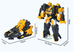 Tobot V Galaxy Detectives Mega Drill Transforming Vehicles Robot Figure Toy