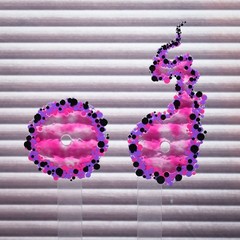 Kirby Krackle style Action Figure Effect Pieces – Marvel Legends – Purple