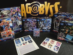 Metal Cardbot Wave 1 Set of 6 W/ Bonus Steel Hook Heavy Iron Shadow X Blue Star