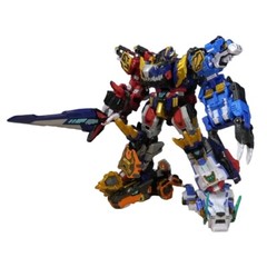 Miniforce Dinoid Rex Kaiser D6 Transforming Robot Toy Set – 5 Robots Combine