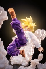 1/12 White Kung Fu Costume Chinese-style Shirt For SHF Son Gohan (No Figure) New