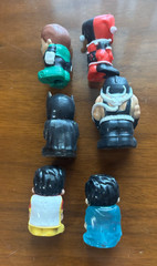 Ooshies DC Comic Super Hero Pencil Toppers Lot Of 6 – Batman – Superman – Bane