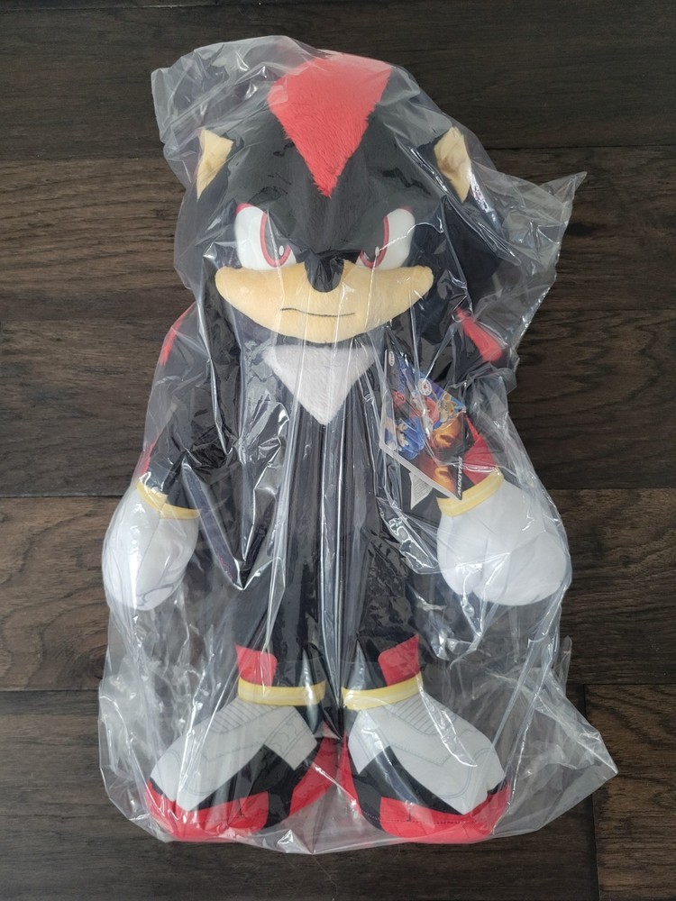 Sonic the Hedgehog 3 Movie Shadow Jakks Pacific Jumbo 21″ Plush New 2025