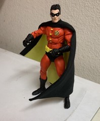 Custom Mcfarlane Batman Robin Tim Drake Wired Cape dc multiverse not fIGURE