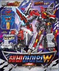 Metal Cardbot W Season3 HEAVY IRON W + BLUE COP W Set Transformer Robot Toy 2025