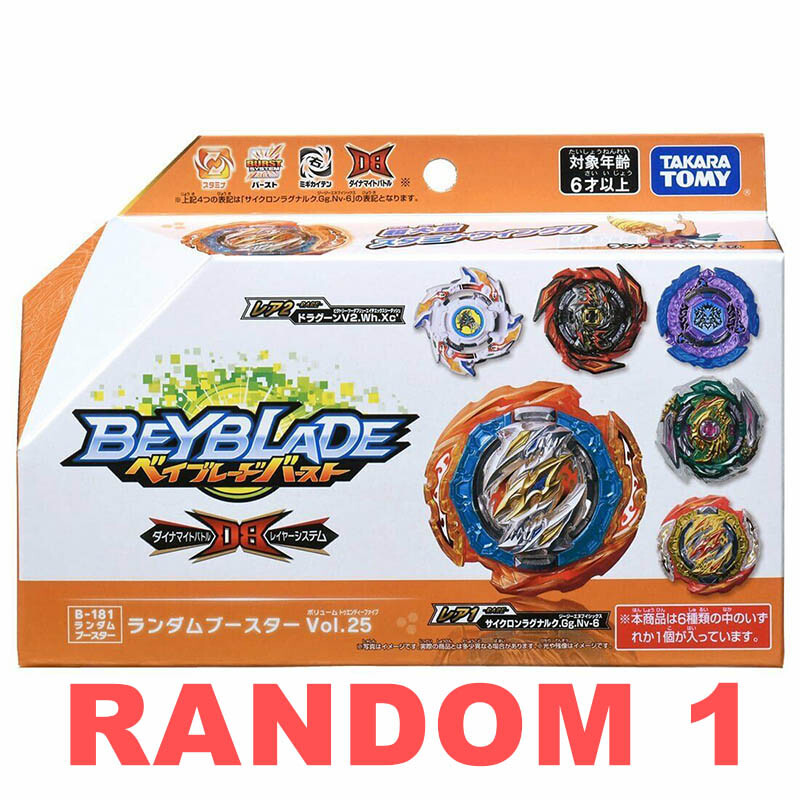 TAKARA TOMY Random 1 pc Booster Vol.25 Burst Beyblade GT B-181 Official New