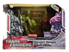 TRANSFORMERS UNIVERSE STANDOFF BENEATH THE STREETS SPRINGER & RATBAT FIGURES