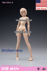 86TOYS T86 1/12Female Pale Suntan Joint Flexible Body For 6”Action Figure Model