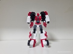 Metal Cardbot W Mega Ambler Transforming Robot Action Figure Toy Korean Anime