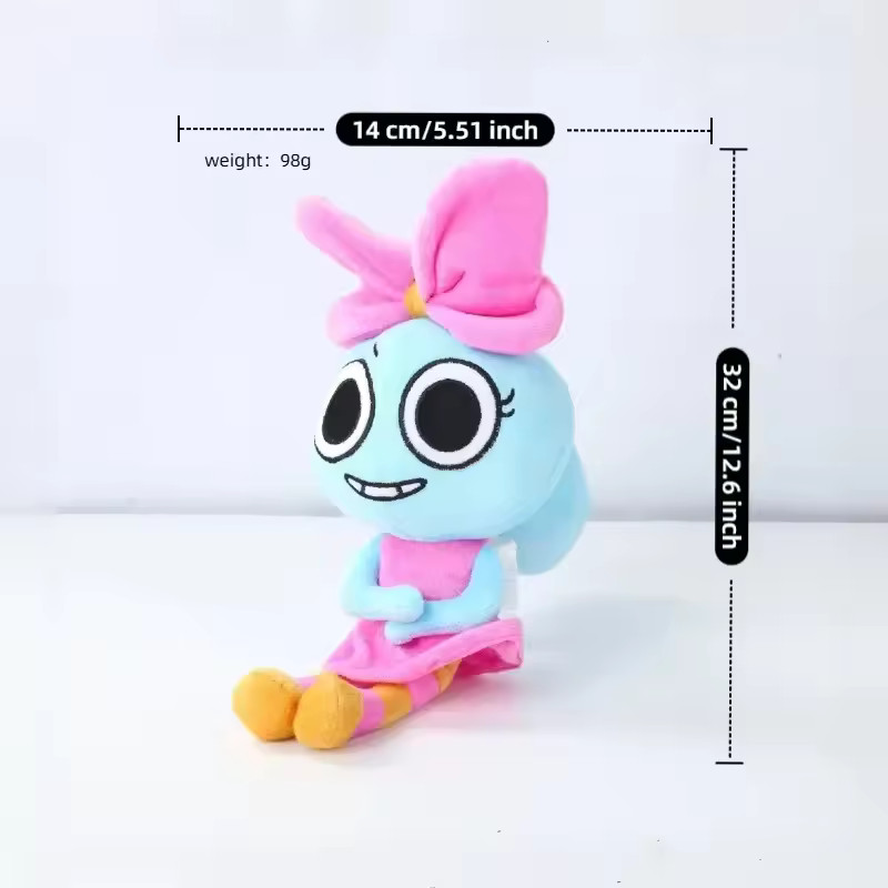 hu die jie Dandy’s World Game Plush Poppy Figure Stuffed Doll Toy