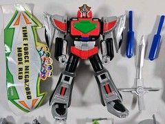 2000 TIME FORCE Power Rangers COMPLETE Megazord 5″ Figure Lot red Blue Shadow ++