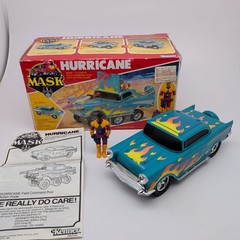 Vintage 1986 MASK M.A.S.K. Kenner HURRICANE w/ BOX *NEAR COMPLETE LOOK*