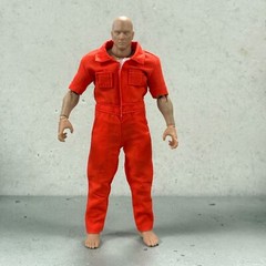 SU-PR-M: 1/12 Fabric Prison Outfit for 6″ Mezco ML Muscular Body (No Figure)