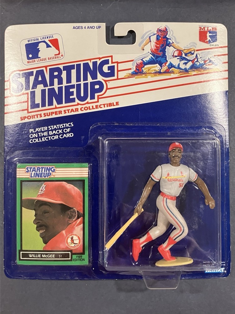 Willie McGee 1989 St. Louis Cardinals Baseball MLB Kenner Starting Lineup SLU