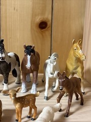 Lot of 12 Mixed Realistic Animal Figure Toys – Schleich, Mojo, Terra by Battat