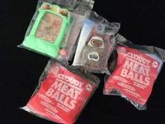 STEVE the MONKEY toy open box Cloudy With A Chance Of Meatballs Dead Battery