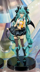 Handmade Anime Hatsune Miku Devil Cat Ear PVC Figure Cute Decorative Toy Gift