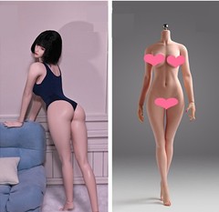 YM505 1/6 Female Seamless Body Big Bust Slender Waist Flexible Detail 12″ Figure