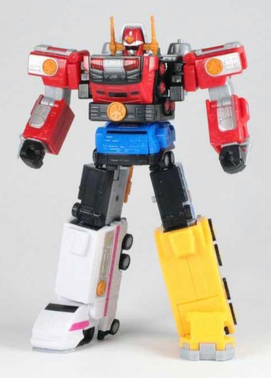 Power Rangers Victory Robo Lightspeed Rescue Go Go Five Super Minipla assembled