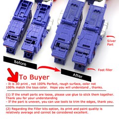 Head Back Cover Flying Backpack Alarm light Fills Upgrade kit For SS86 OP Prime