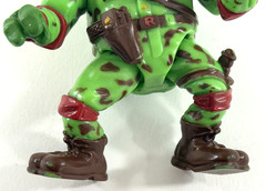 Playmates 1991 Raph The Teen Green Beret 6″ Loose Raphael Action Figure – TMNT