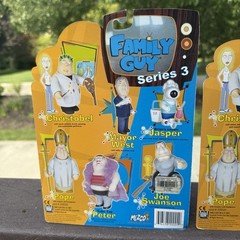 VTG Family Guy Jasper Brian’s Cousin Series 3 Pink & Blue Variants 2005 Mezco x2