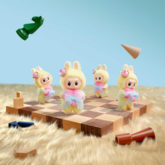 the Monsters Labubu Let’S Checkmate Series-Vinyl Plush Hanging Card, Collectible