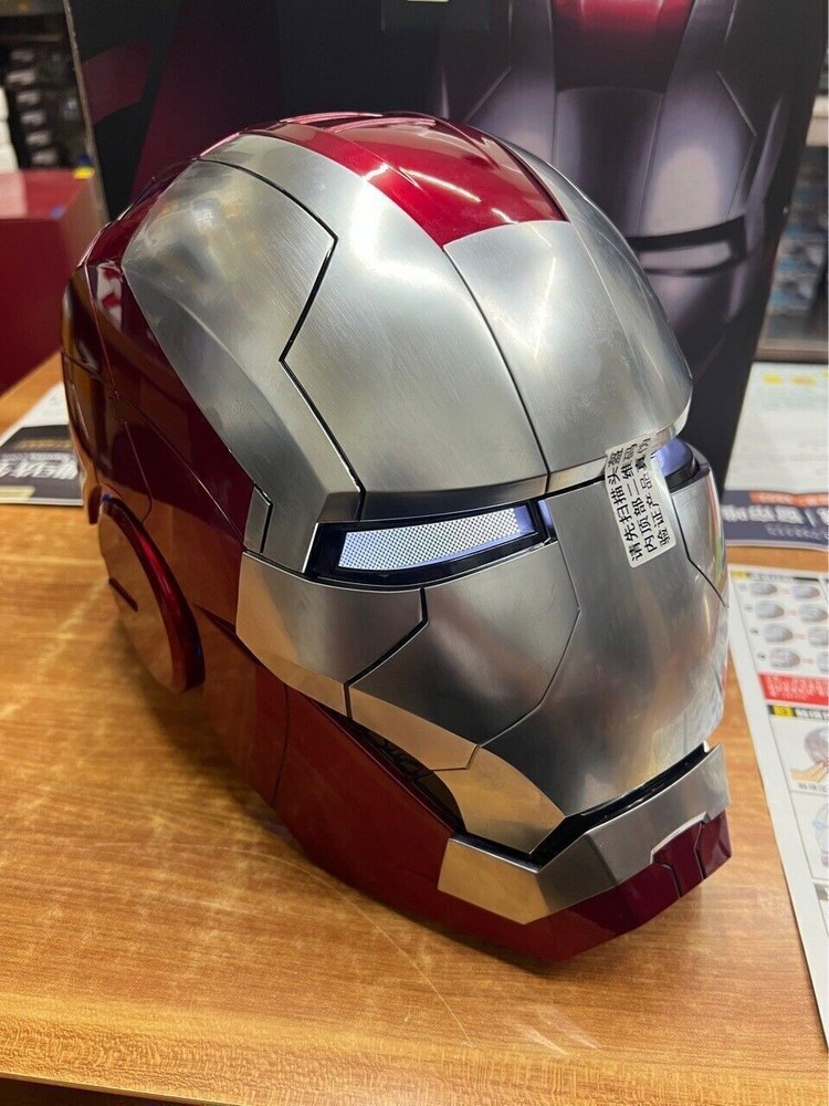 Autoking Iron Man Helmet MK5 1/1 Voice-controlled Mask Transform Cosplay Prop