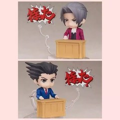 Nendoroid #1761 Phoenix Wright #1762 Miles Edgeworth Ace Attorney Swap Face Anim