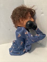 Vintage 1980s Rocky Balboa Hand Puppet Boxing Figure Sylvester Stallone Works