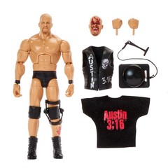 Bloody Stone Cold Steve Austin WM13 WWE Defining Moments Toy Wrestling Figure
