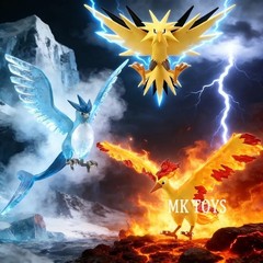 Pokemon Action Figure Articuno Zapdos Moltres Set 3 Legendary Birds Kanto…