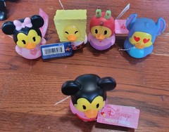 2025 Lot of 5 Disney & Spongebob Duckalooz Valentine’s Day Rubber Ducks w/ Tags