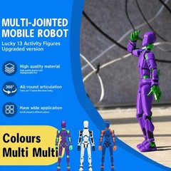 13 Action Figure Set – 6PCS Articulated Robot T13 Toys for Kids 5-8, Birthday Gi
