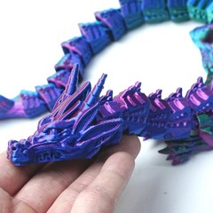 16.14inch 3D Printed Dragon Model,Articulated Animals figure,Toys Home Decor