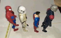 Lot of 4 Hasbro Mattel Action Figures Superhero 9.5-12″ Inch Marvel-DC Comics
