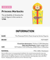 POP MART Powerpuff Girls Party Surprise Figure Confirmed Sealed Bag Card Box