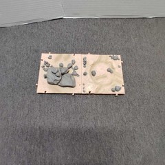 Playtime Pals 2001 Desert Terrain Diorama Base Set Action Figure Toy