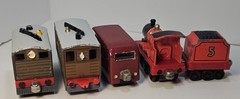 2002 Thomas Take-n-Play Lot Bertie Toby James Lot ERTL 1999 Toby