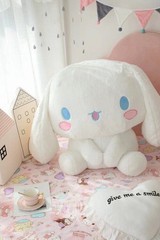 Cute Cinnamorol Plushie Doll Throw Pillow Soft Cushion Cinnamon Dog Toy Gift Big