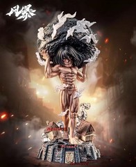 FengBao Studio Attack On Titan Eren Jaeger Figurine Limited Model Statue H19.5cm
