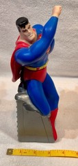 DC Comics Batman & Superman 10 oz Bubble Bath Bottles Kid Care 1990’s