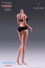 YM503 1/6 Medium Breast Thin Waist Girl 12″ Female Action Figure Body Hands Foot