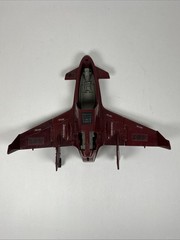 1986 GI Joe Cobra Terror Drome Firebat Jet Plane Incomplete Damaged For Parts