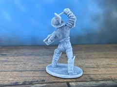 Warrior Art: Handcrafted Gladiator Resin Figurine 80mm Collectible Sculpture