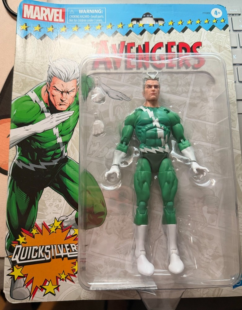 🔥Marvel Legends Avengers Retro QUICKSILVER Green Exclusive 6” Figure New🔥