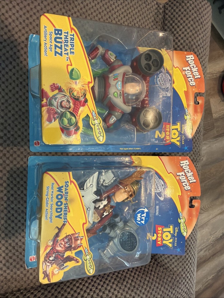 1999 Mattel Disney Pixar Toy Story 2 Rocket Force Triple Threat Buzz + Soarin’